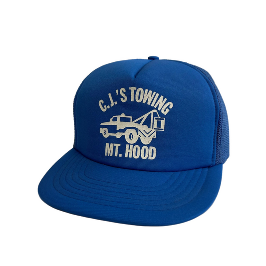 Vintage CJ's Towing Mt. Hood Snapback Trucker Hat