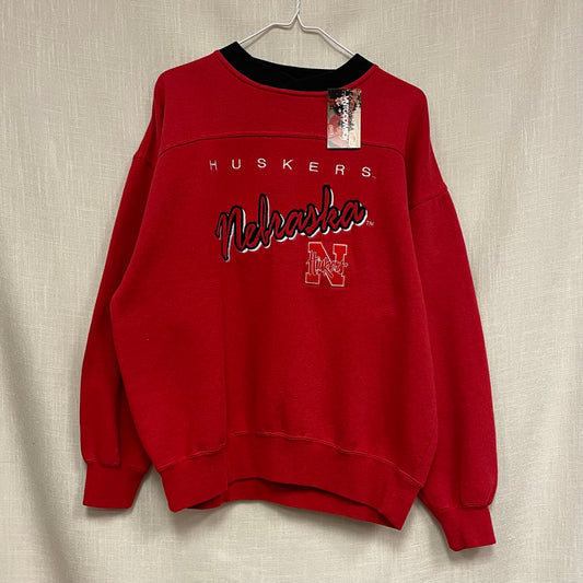 Vintage Nebraska Huskers Crewneck L