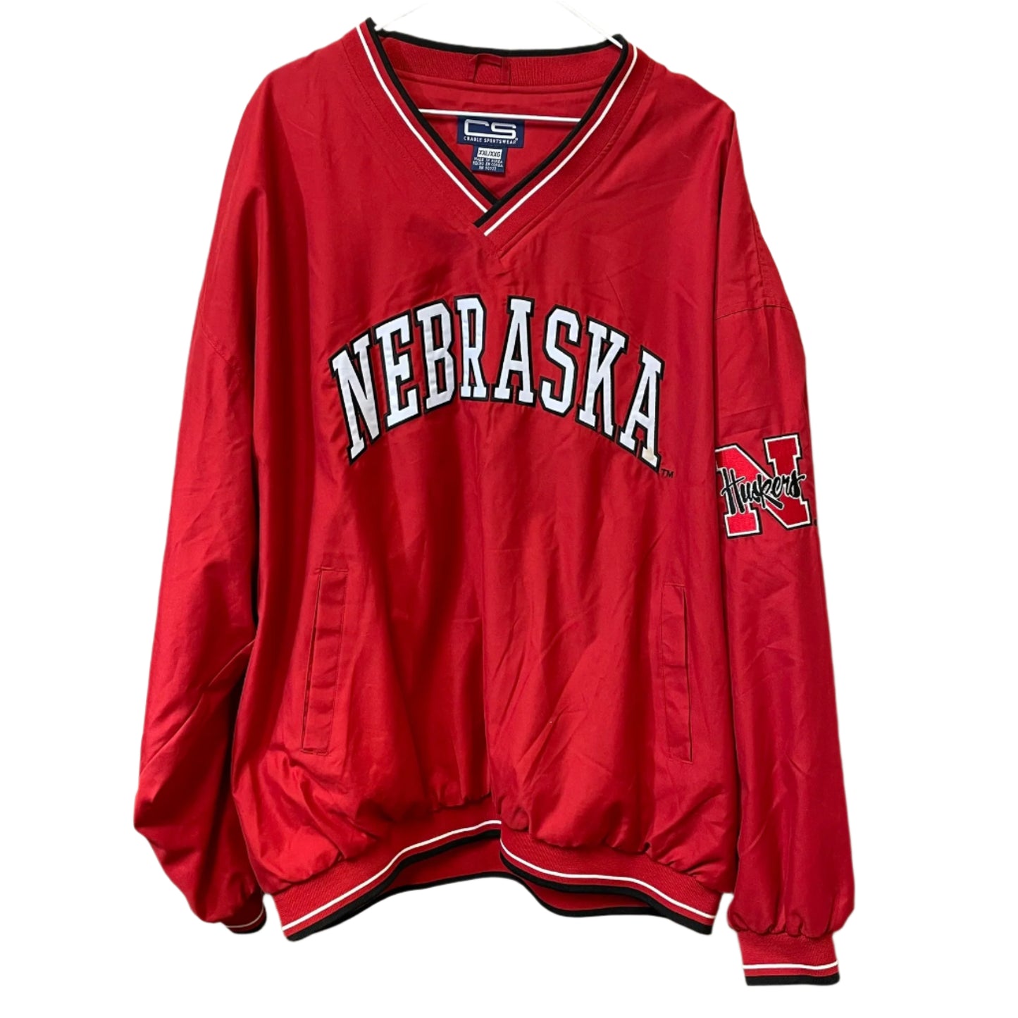 Vintage Nebraska Huskers Windbreaker XXL