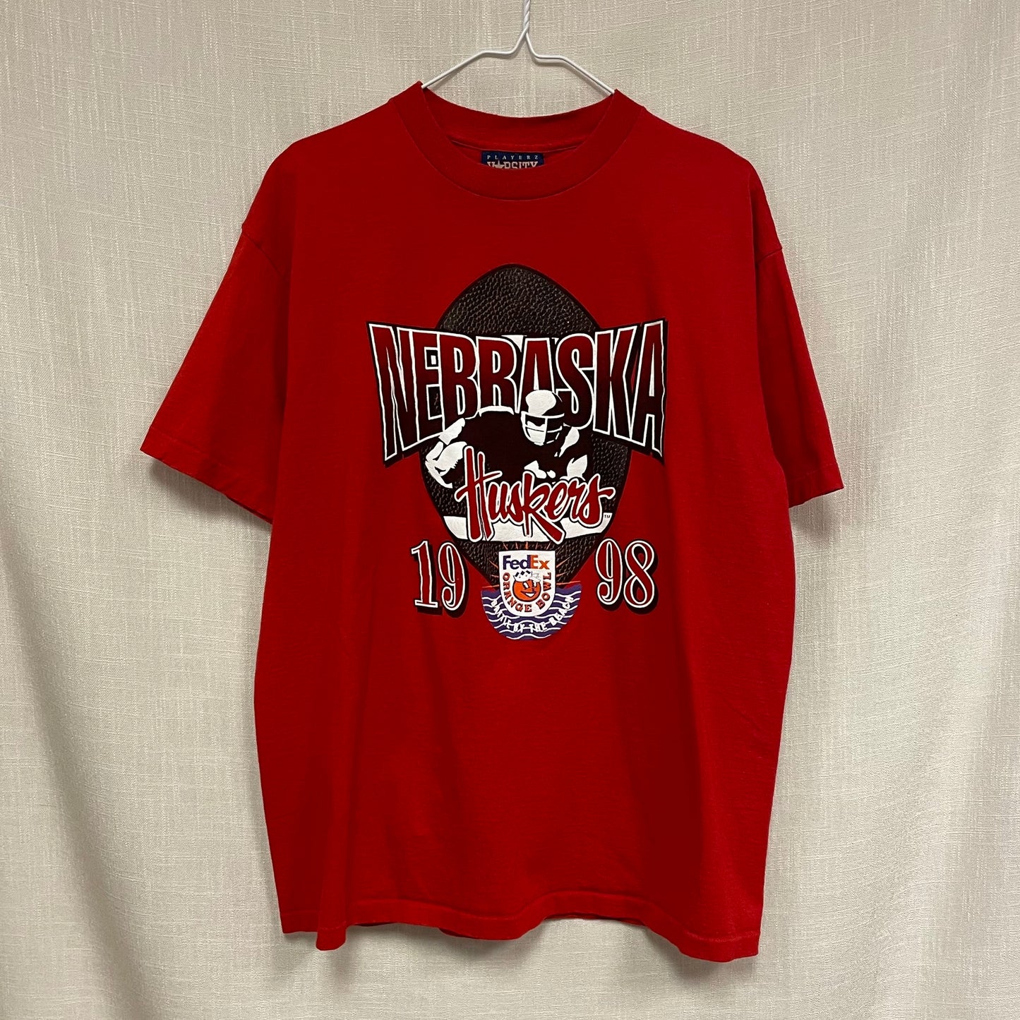 Vintage Nebraska Huskers 1998 FedEx Orange Bowl Shirt XL