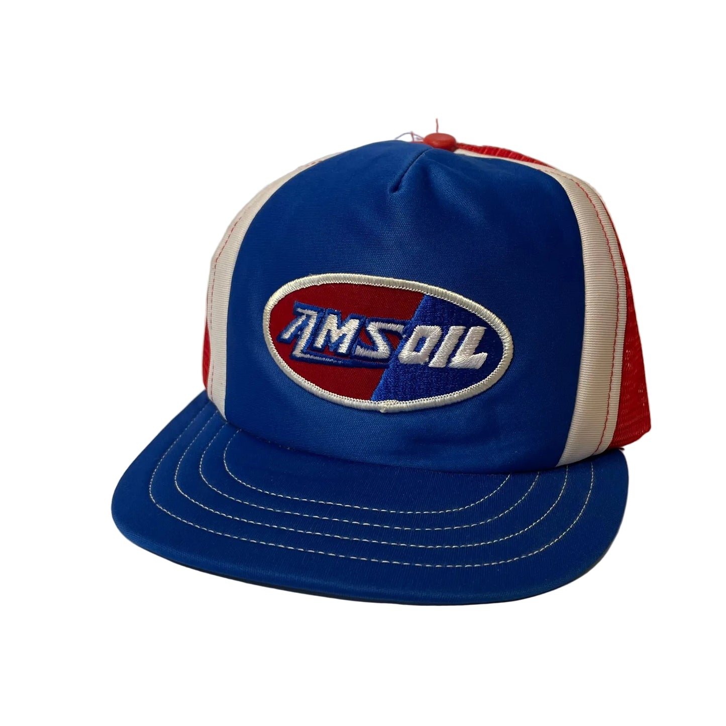 Vintage AMS Oil Snapback Trucker Hat
