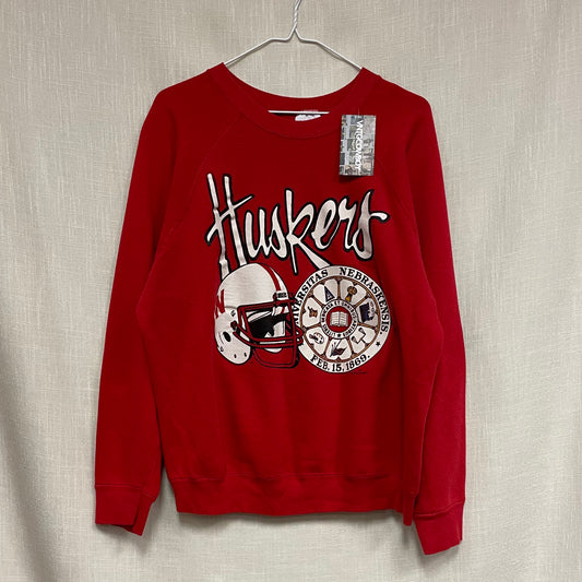 Vintage Nebraska Huskers Crewneck L