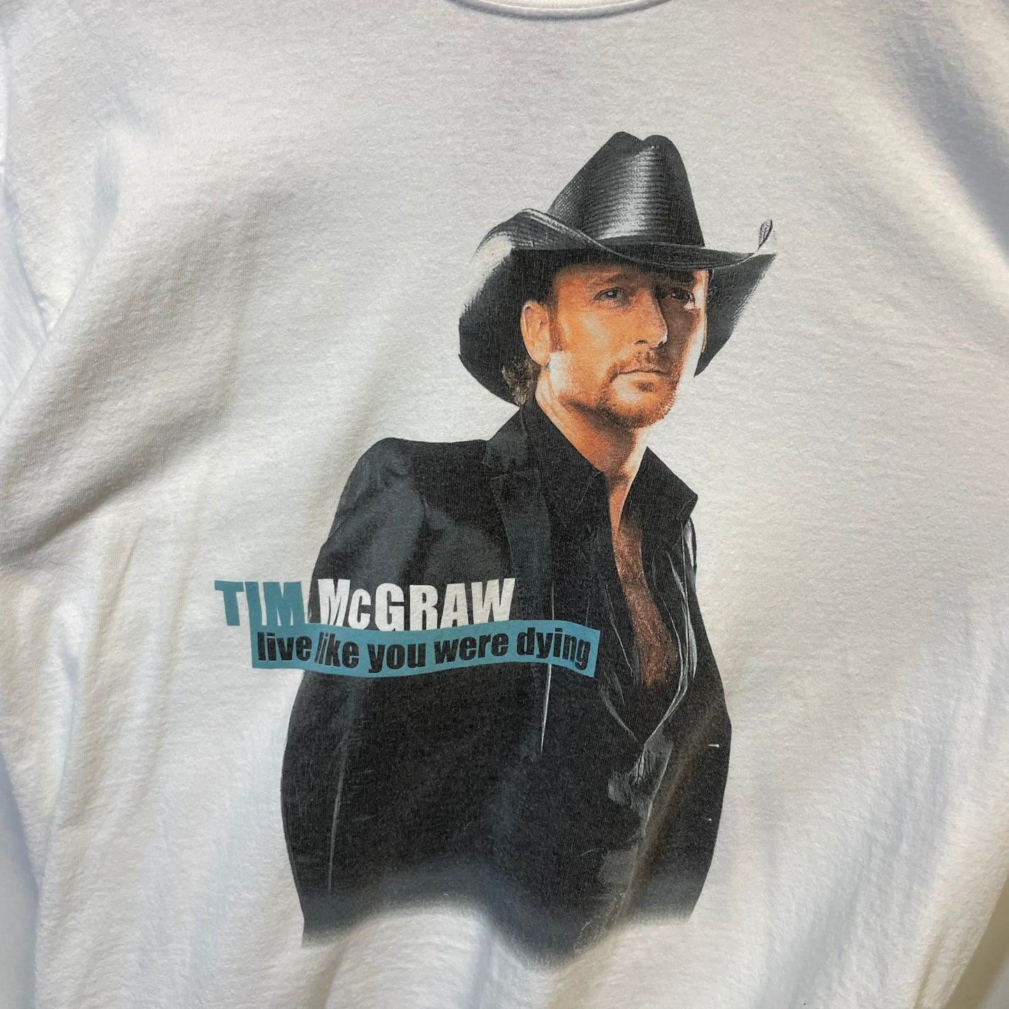 Vintage Time McGraw 'Live like you were dying' Tour 2004 Shirt M