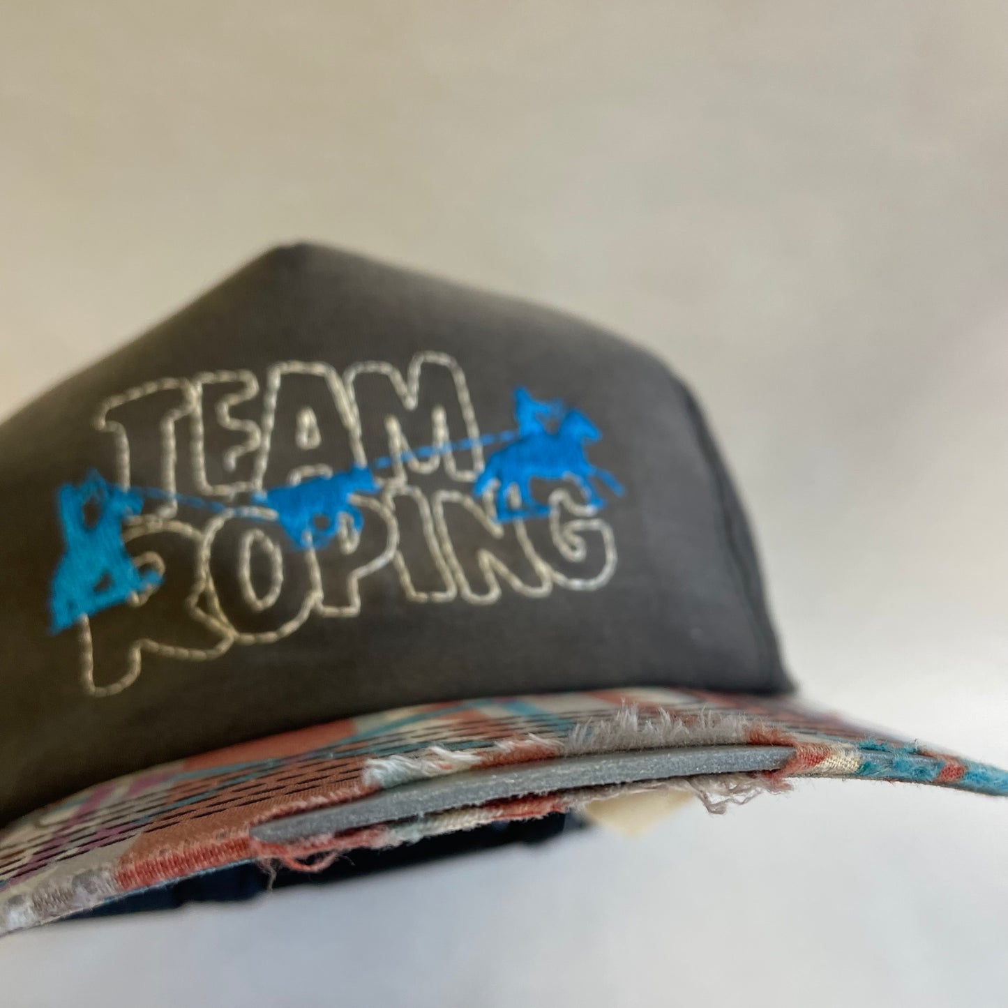 Vintage Team Roping Aztec Snapback Hat