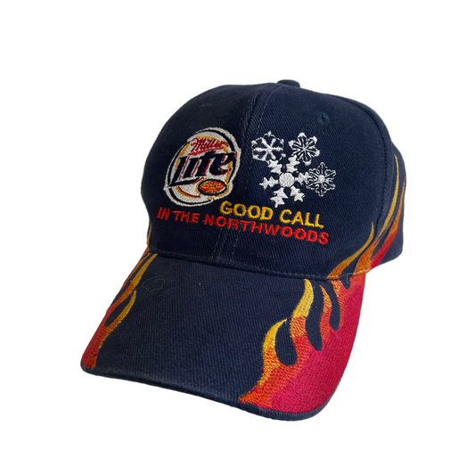 Vintage Miller Lite Beer Northwoods Strapback Hat