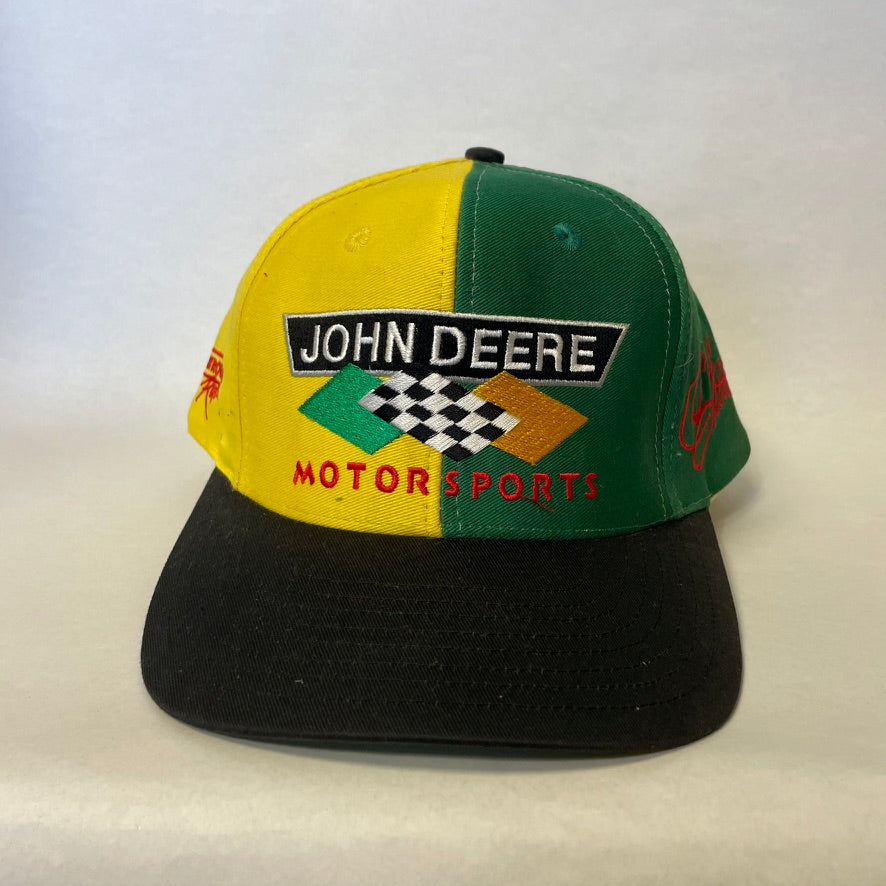 Vintage John Deere NASCAR Snapback Hat