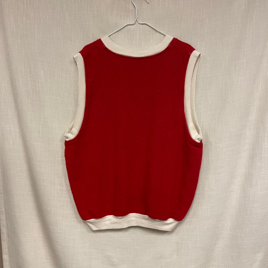 Vintage Nebraska Huskers Knitted Sweater Vest XL