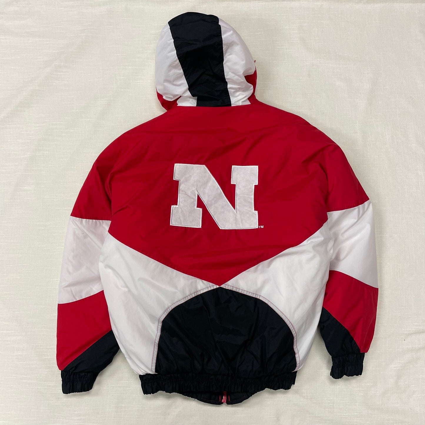 Vintage Nebraska Huskers Puffer Jacket M