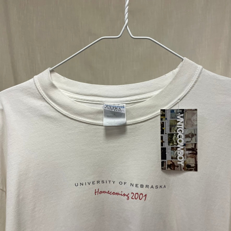 Vintage Nebraska Huskers 2001 Tou Big Red Bus Shirt L