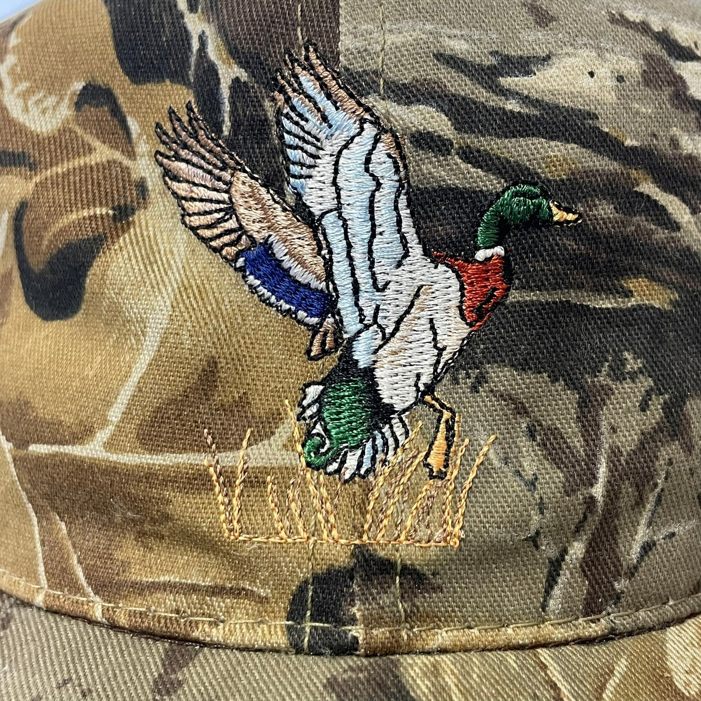Vintage Mallard Duck Camo Snapback Hat