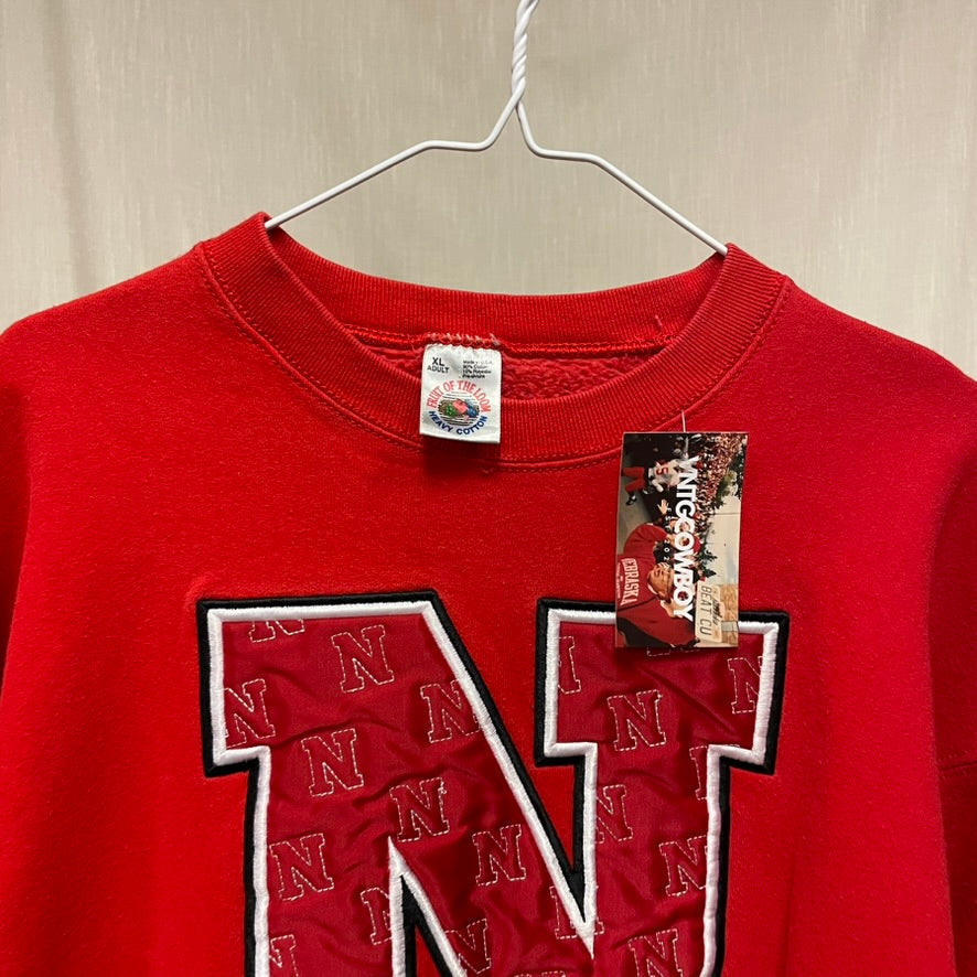 Vintage Nebraska Huskers Crewneck XL