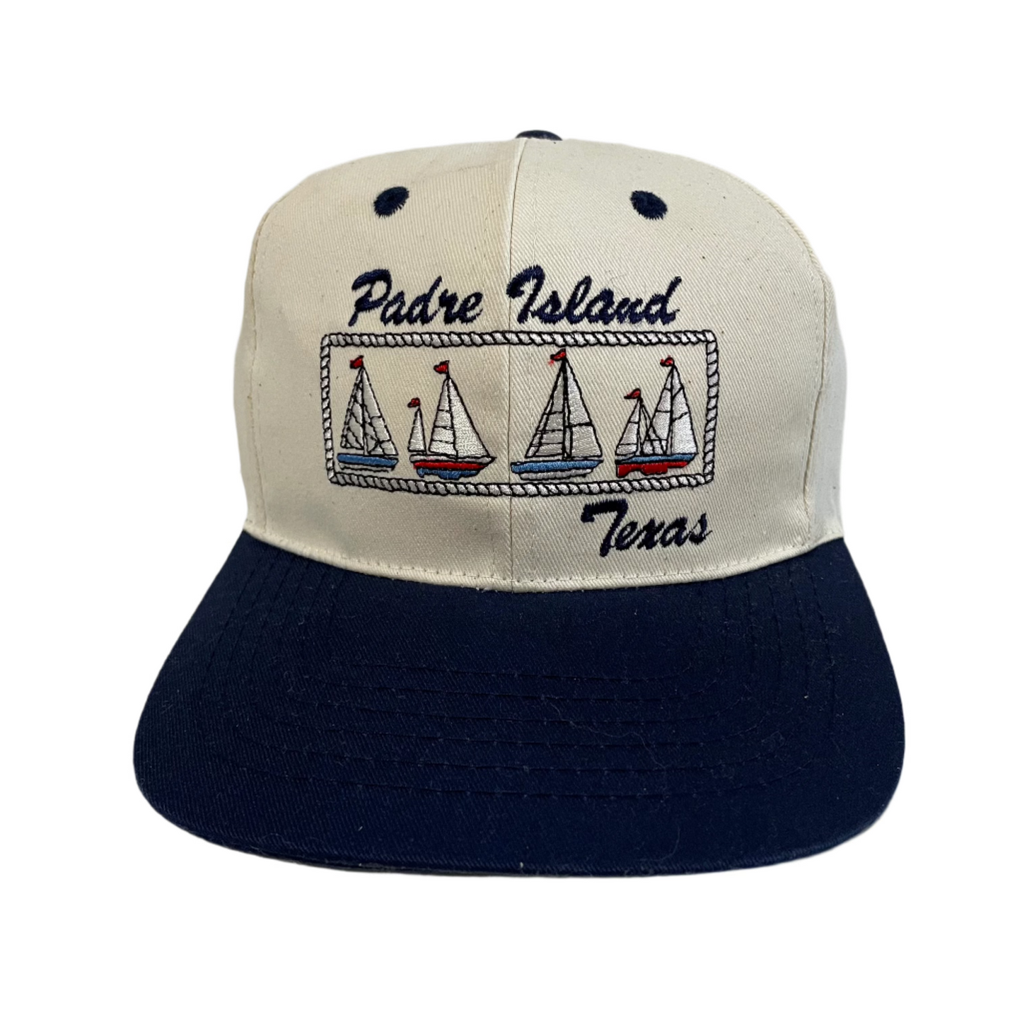 Vintage Padre Island Texas Destination Snapback