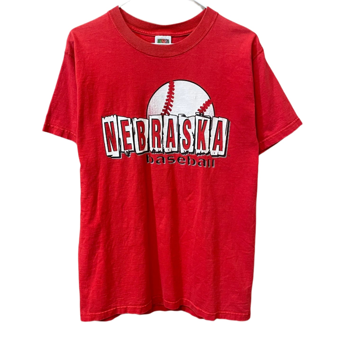 Vintage Nebraska Huskers Baseball Shirt M