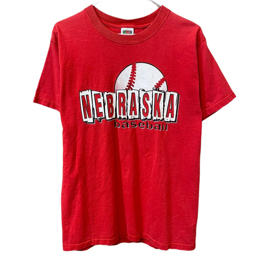 Vintage Nebraska Huskers Baseball Shirt M
