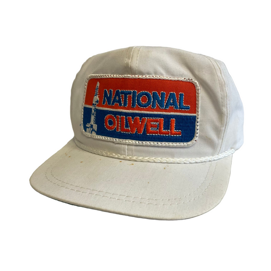 Vintage National Oilwell Strapback Hat