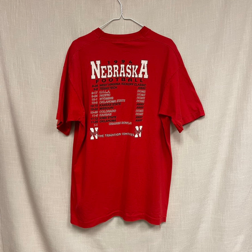 Vintage Nebraska Huskers 1994 Season Shirt XL