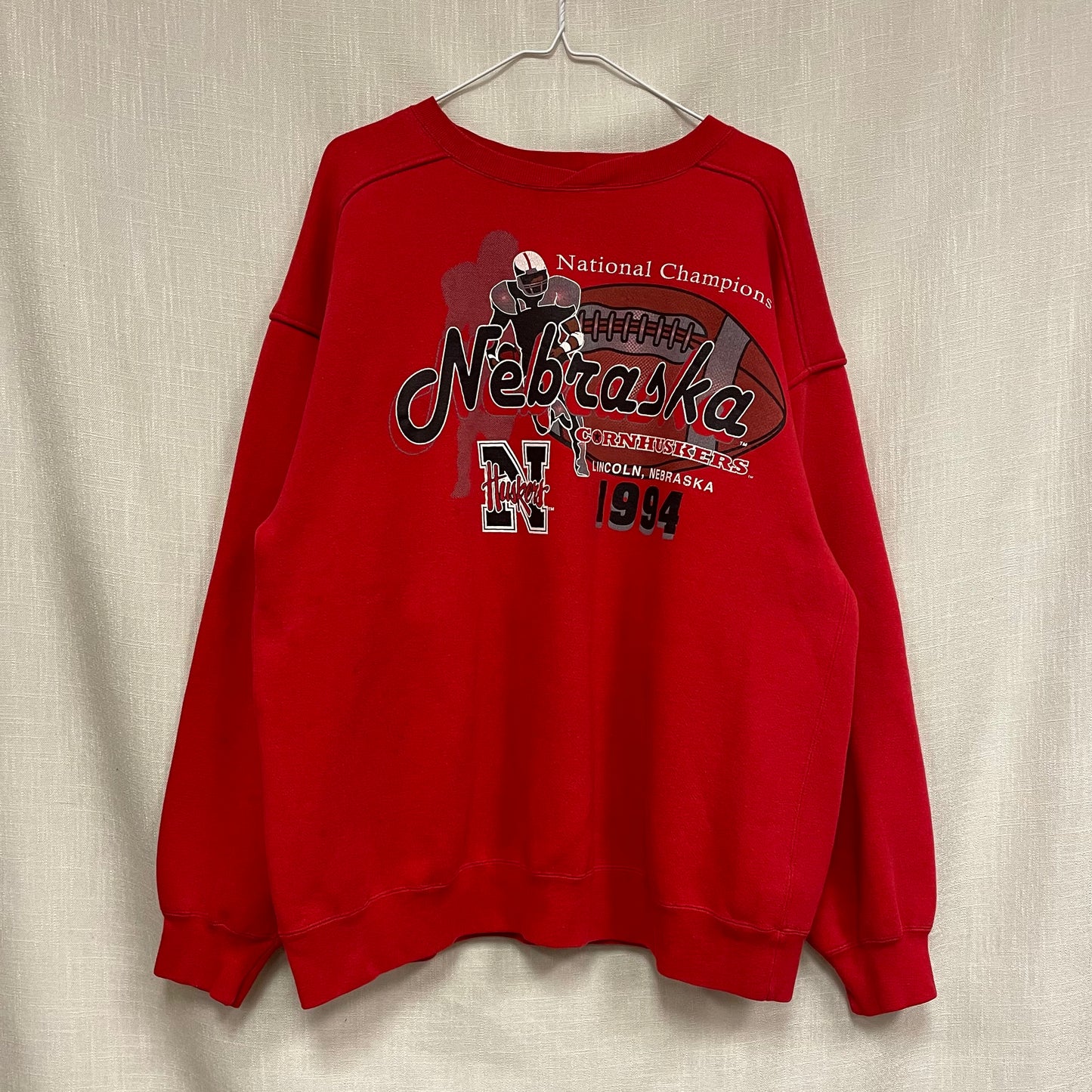 Vintage Nebraska Huskers 1994 Nationals Champions Sweatshirt XL