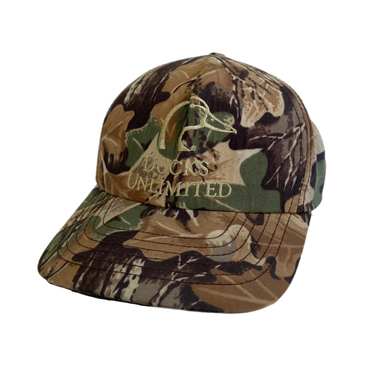 Vintage Ducks Unlimited Camo Snapback