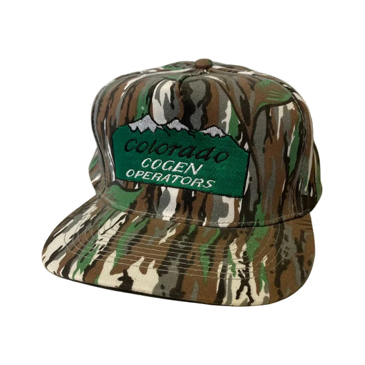 Vintage Colorado Cogen Operators Camo Snapback Hat