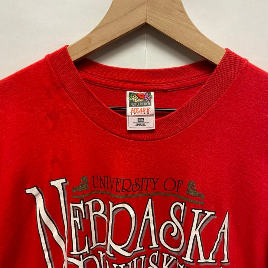 Vintage Nebraska Huskers Graphic Shirt XXL