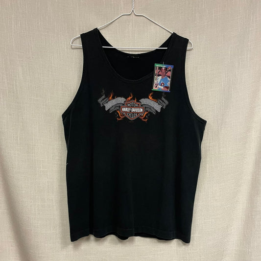 Vintage Harley Davidson Rogers Arkansas Tank Top Shirt L