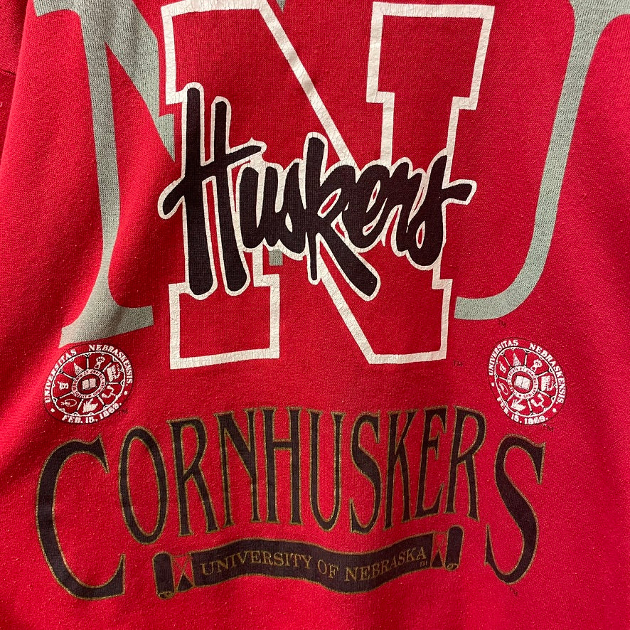 Vintage Nebraska Huskers Crewneck XL