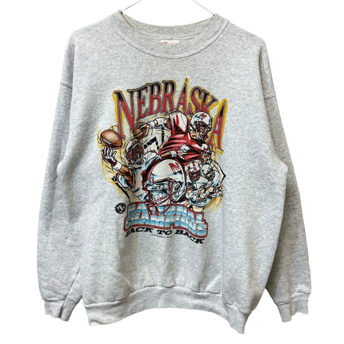 Vintage Nebraska Huskers Explosion National Champions Crewneck L