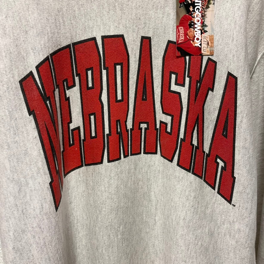 Vintage Nebraska Huskers Crewneck L
