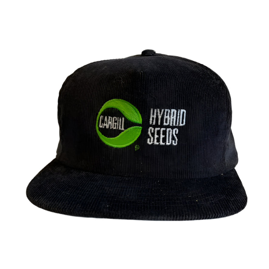 Vintage Cargill Hybrid Seeds Corduroy Snapback Hat