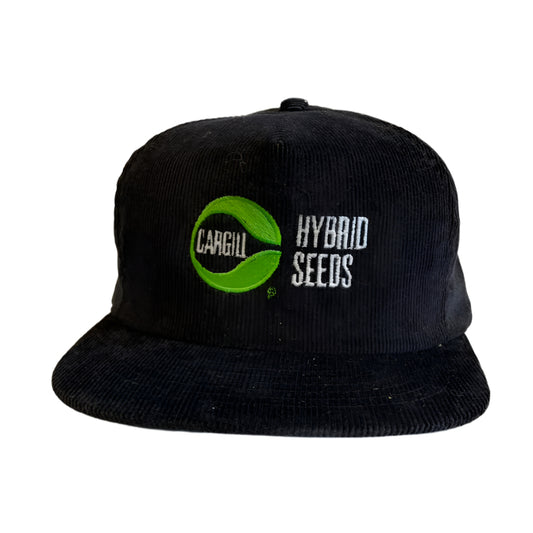 Vintage Cargill Hybrid Seeds Corduroy Snapback Hat