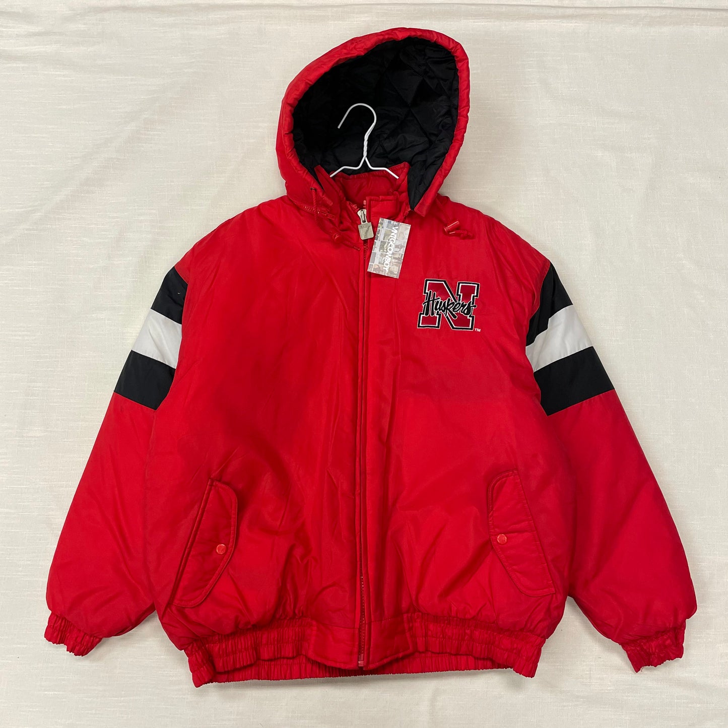 Vintage Nebraska Huskers Puffer Jacket XL