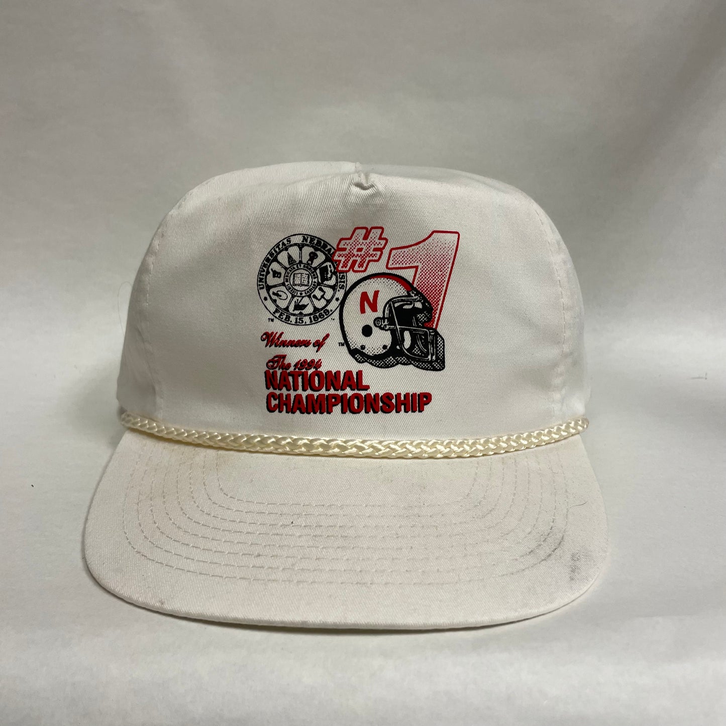 Vintage Nebraska Huskers National Championship Snapback Hat