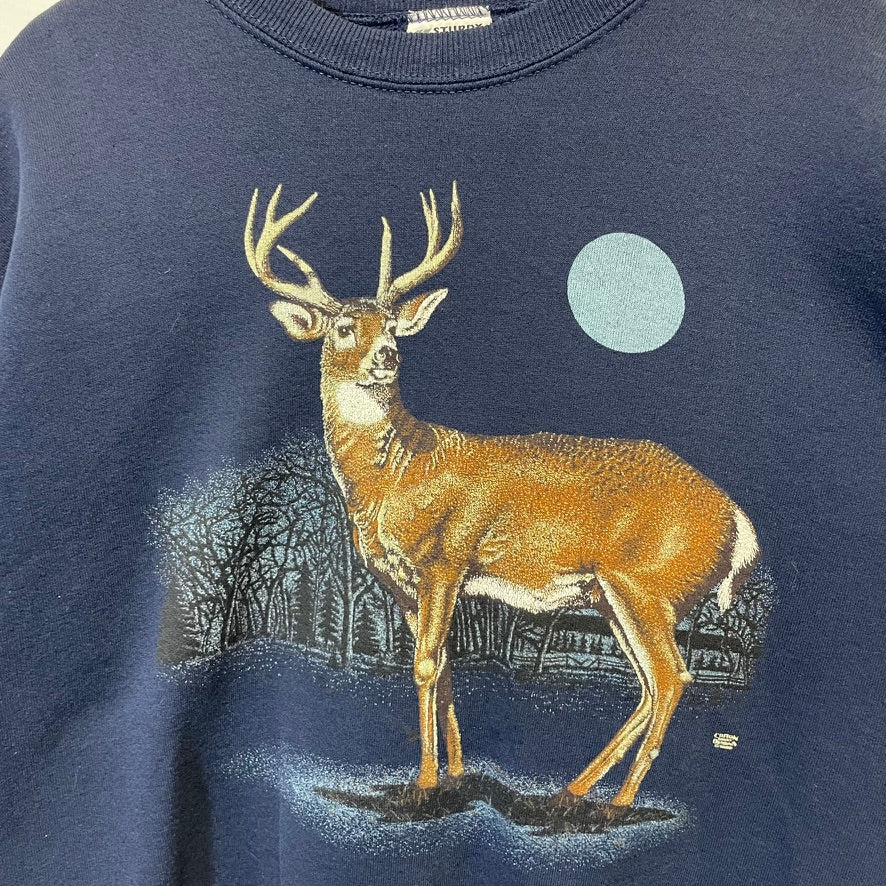 Vintage Deer Crewneck L