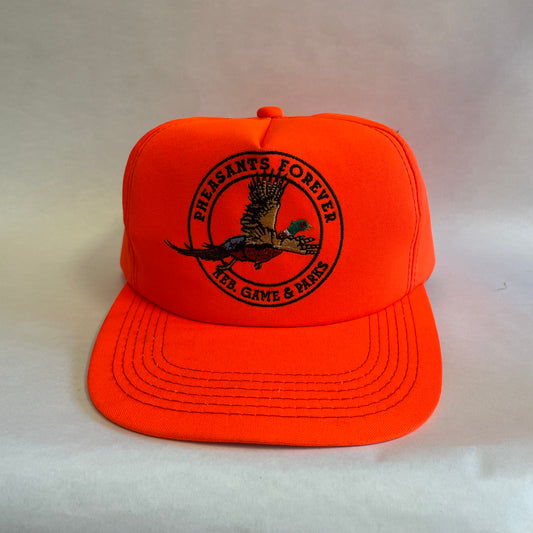 Vintage Pheasants Forever Nebraska Game and Parks Snapback Hat