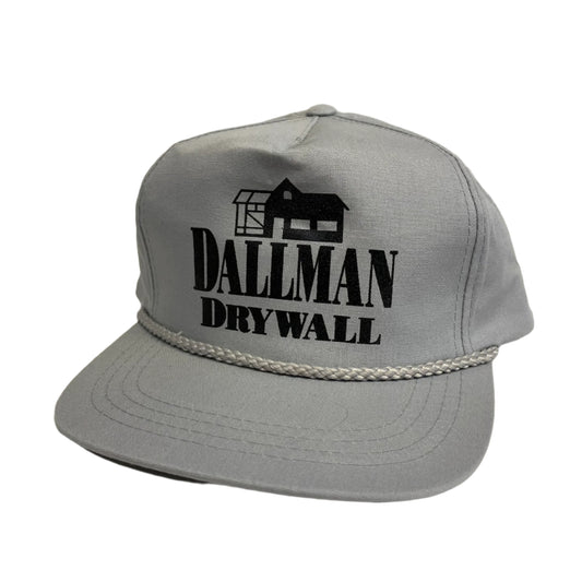 Vintage Dallman Drywall Snapback Hat