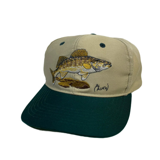 Vintage Agnew Walleye Fish Snapback