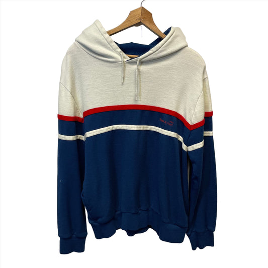 Vintage Track & Court Tennis Hoodie L