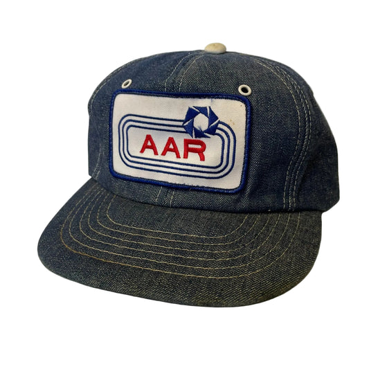 Vintage AAR Denim Snapback Hat