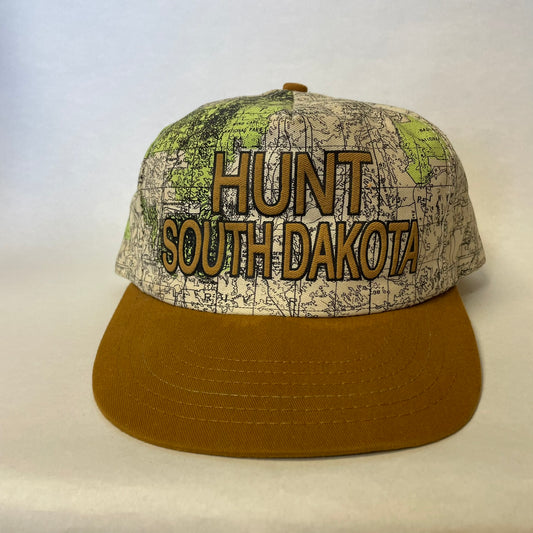 Vintage Hunt South Dakota Snapback Hat