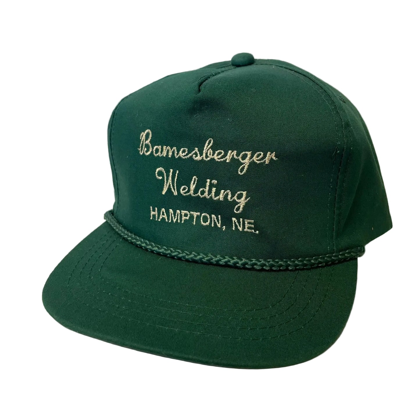 Vintage Bamesberger Welding Hampton Nebraska Snapback Hat