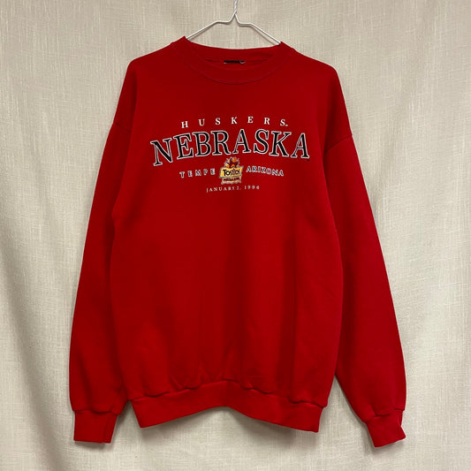 Vintage Nebraska Huskers Tostitos Fiesta Bowl Crewneck L