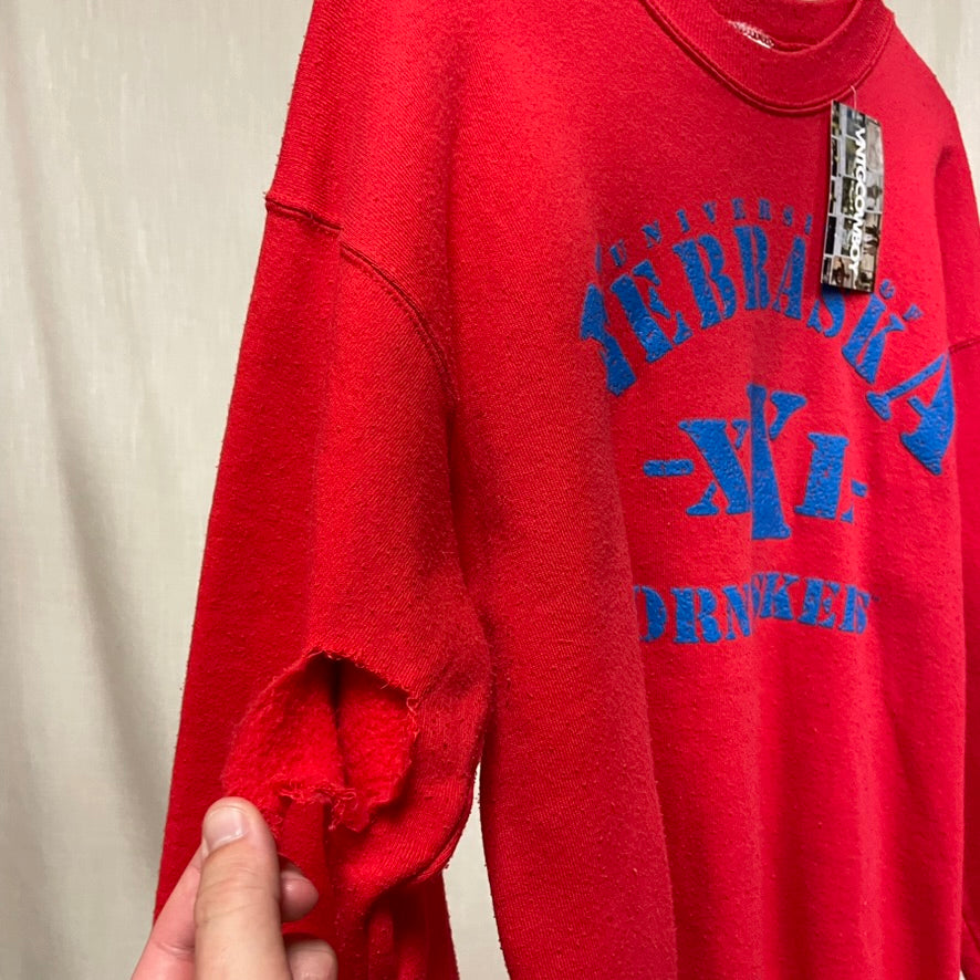 *FREE* Vintage Nebraska Huskers Crewneck M *FLAW*