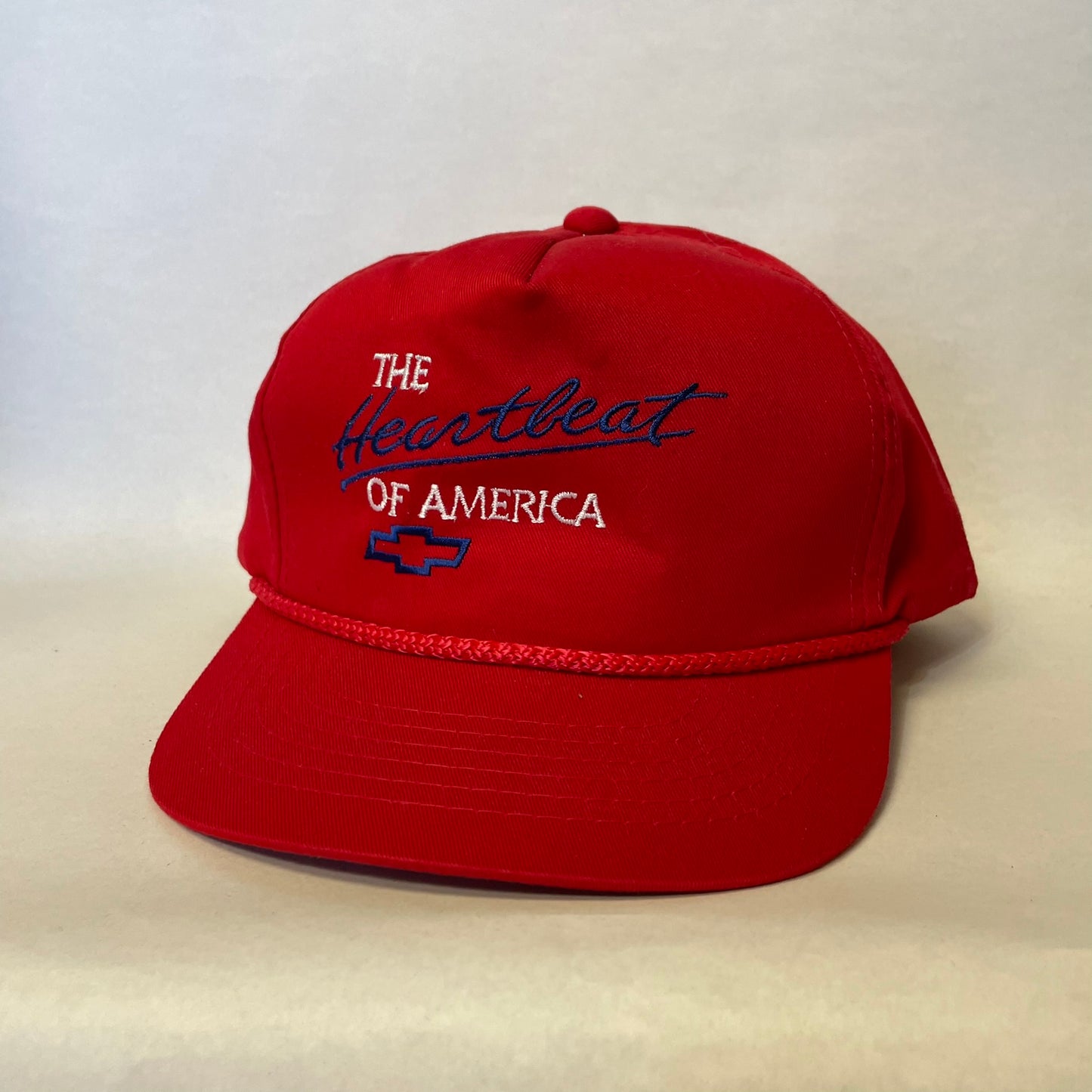 Vintage 'The Heartbeat of America' Chevy Snapback Hat