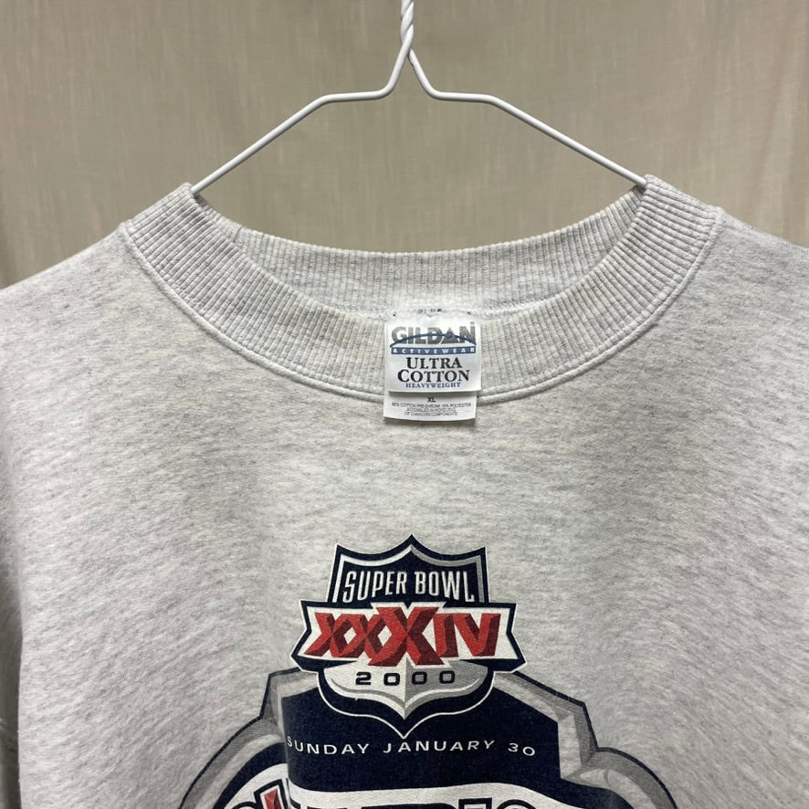 Vintage Super Bowl XXXIV Champions St. Louis Rams Crewneck XL