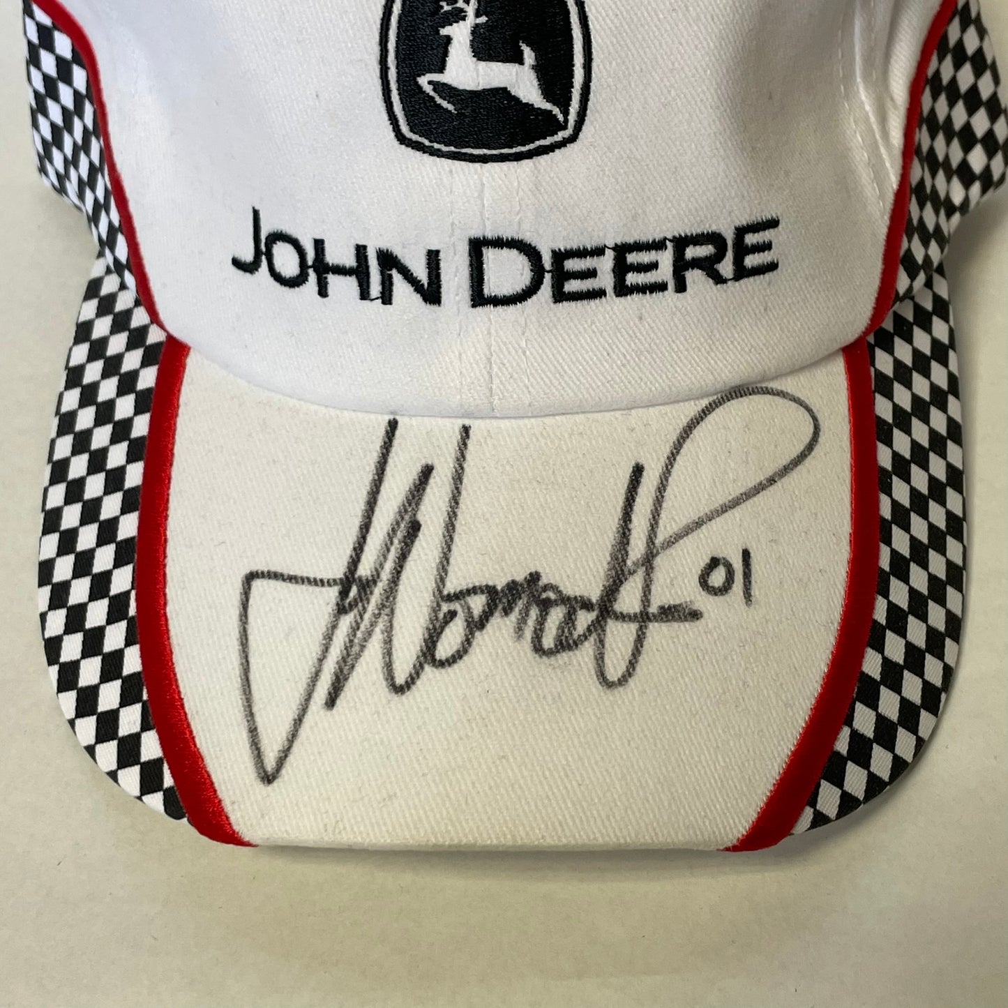 Vintage John Deere NASCAR Velcro Hat