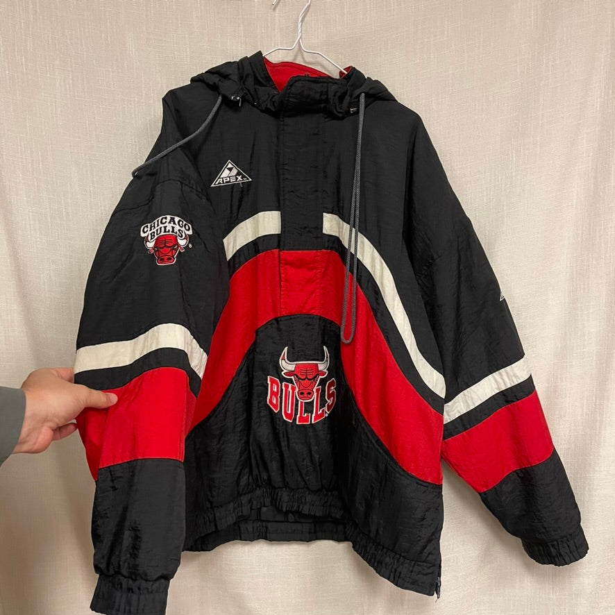 Vintage Chicago Bulls APEX ONE Puffer Jacket XL