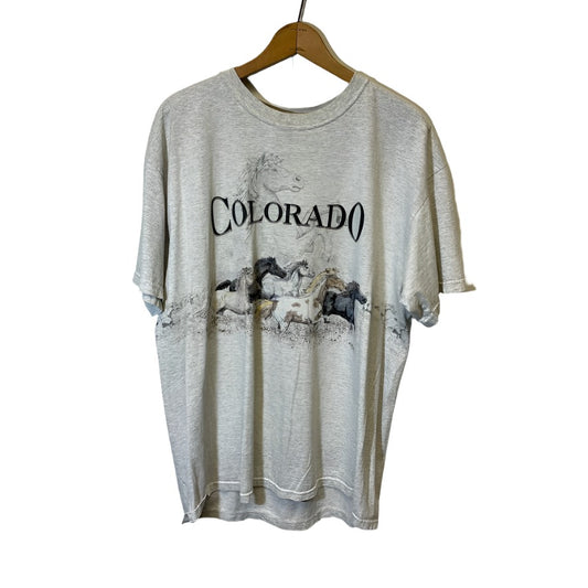 Vintage Colorado Horse Shirt XL