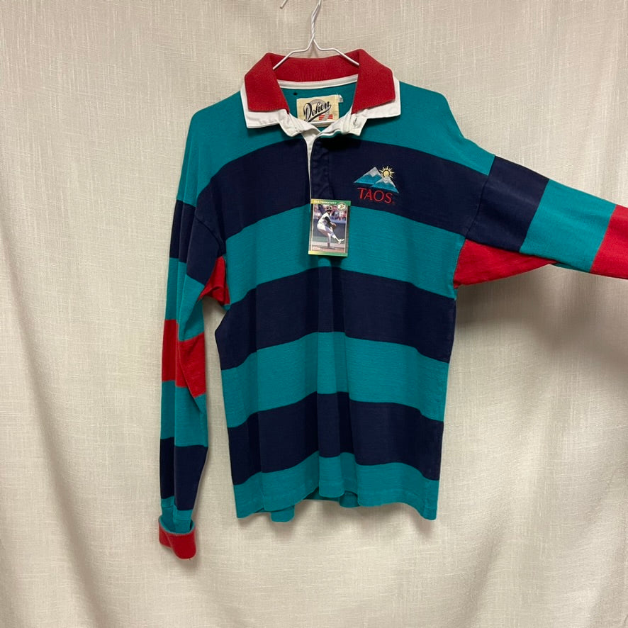 Vintage Dehen Rugby Polo Shirt L