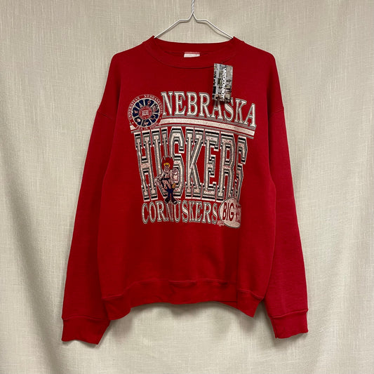 Vintage Nebraska Huskers Crewneck L
