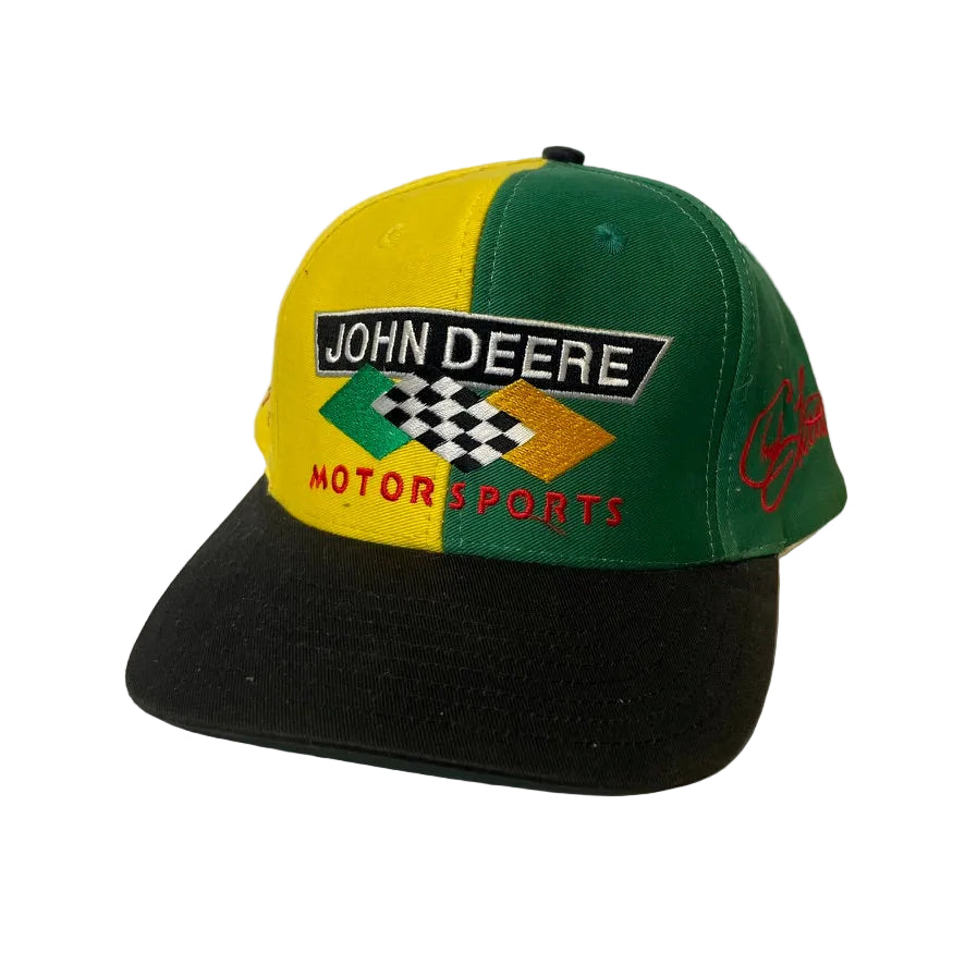 Vintage John Deere NASCAR Snapback Hat